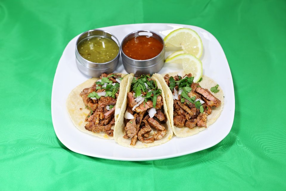 Mexican restaurant dining room with tables and chairs