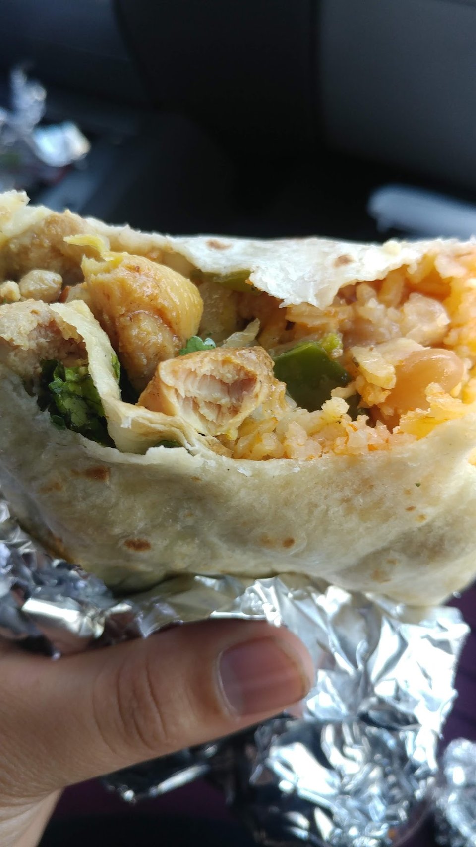 Chicken Fajita Burrito